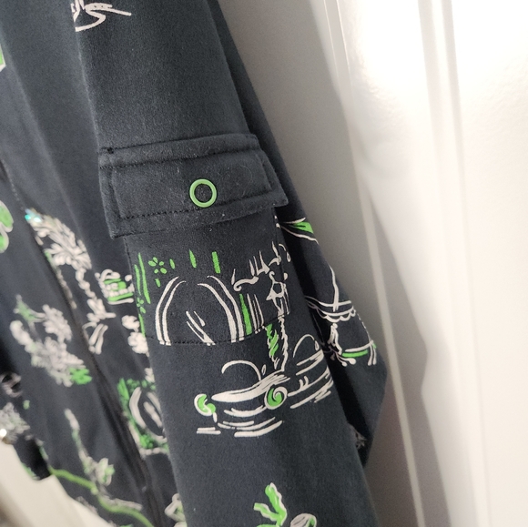 Women's Erin London Embellished Zip Up Jacket Size Large - Picture 5 of 7